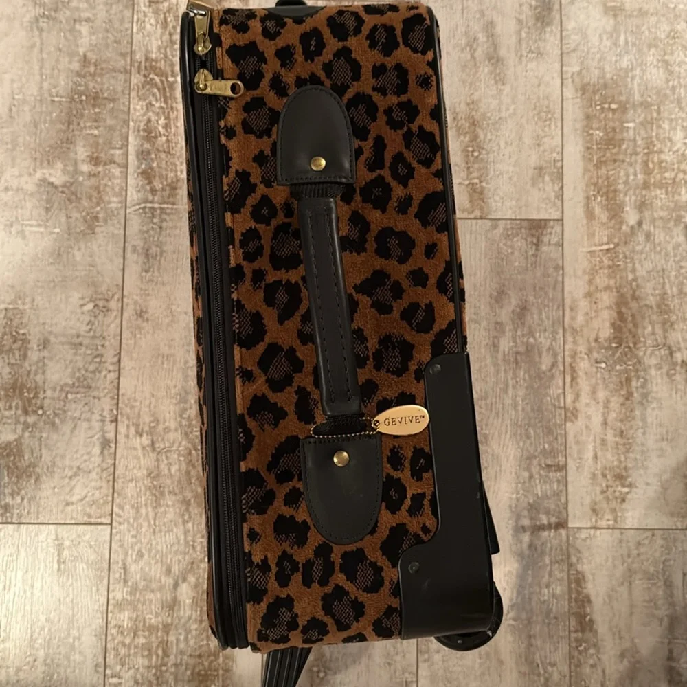 Leopard print luggage - Gevive by Boyt vintage - Picture 5 of 9